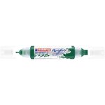 Marqueur acryl 3d dble pointe 5400 vert mousse 2-3 mm  5-10 mm EDDING