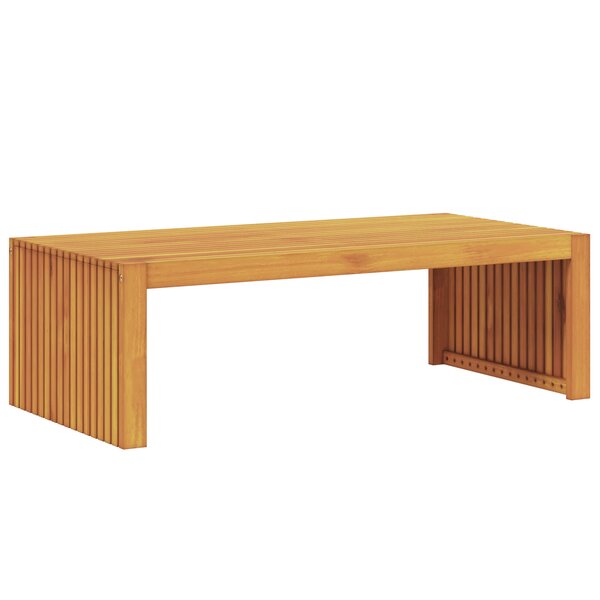 vidaXL Table Basse de Jardin 110x55x35 cm Bois Massif Acacia