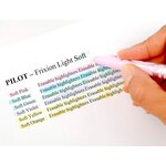 Etui de 6 surligneurs effaçable frixion light soft pastel pilot