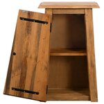 vidaXL Armoire latérale de salle de bain Pin massif 42x23x70 cm