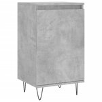 vidaXL Buffets 2 Pièces gris béton 40x35x70 cm bois d'ingénierie