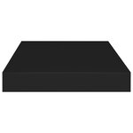 vidaXL Étagères murales flottantes 2 Pièces noir 40x23x3 8 cm MDF