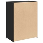 vidaXL Buffet noir 70x41x93 cm bois d'ingénierie