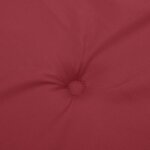 vidaXL Coussin de banc de jardin rouge bordeaux 100x50x3 cm