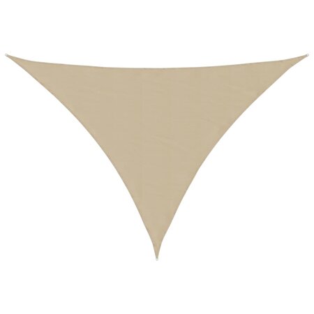 vidaXL Voile de parasol tissu oxford triangulaire 3x4x5 m beige