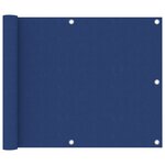 vidaXL Écran de balcon Bleu 75x300 cm Tissu Oxford