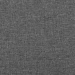 vidaXL Têtes de lit 2 Pièces Gris foncé 80x5x78/88 cm Tissu