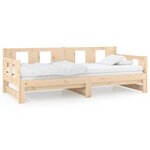 vidaXL Lit coulissant Bois de pin solide 2x(90x190) cm