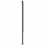 vidaXL Auvent automatique capteur de vent et LED 6x3 5m Jaune et blanc