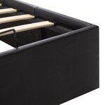 vidaXL Cadre de lit avec rangement hydraulique 140x200 cm similicuir