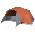 vidaXL Tente familiale Crossvent 8 personnes orange imperméable