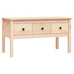 vidaXL Table basse 102x49x55 cm Bois massif de pin