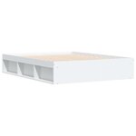 vidaXL Cadre de lit blanc 150x200 cm très grand