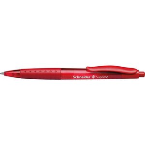 Stylo à bille Suprimo rouge Pointe Moyenne rouge SCHNEIDER