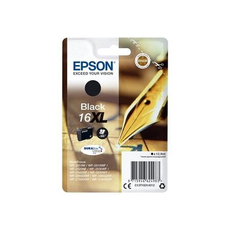 Epson cartouche t1631 - stylo plume - noir xl