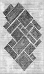 Tapis de salon ALYA 80 x 150 cm - Argenté