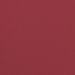 vidaXL Coussins de chaise à dossier haut lot de 4 rouge bordeaux