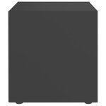 vidaXL Meubles TV 4 Pièces gris 37x35x37 cm bois d’ingénierie