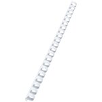 Gbc ensemble d'anneaux de reliure combbind 14 mm blanc