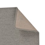 vidaXL Tapis de couloir aspect sisal argenté 80x300 cm