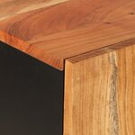 vidaXL Buffet haut avec tiroir 60x33x100cm bois massif d'acacia et fer