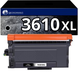 123CONSOMMABLES - TN-3610XL Toner Compatible avec Brother TN3610 XL HL-L6410DN MFC-L6910DN