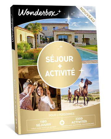 Coffret cadeau - WONDERBOX - Séjour + activité