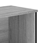 vidaXL Bibliothèque sonoma gris 50x31x74 5 cm bois d'ingénierie