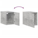 vidaXL Armoire murale gris béton 30x42 5x40 cm bois d'ingénierie