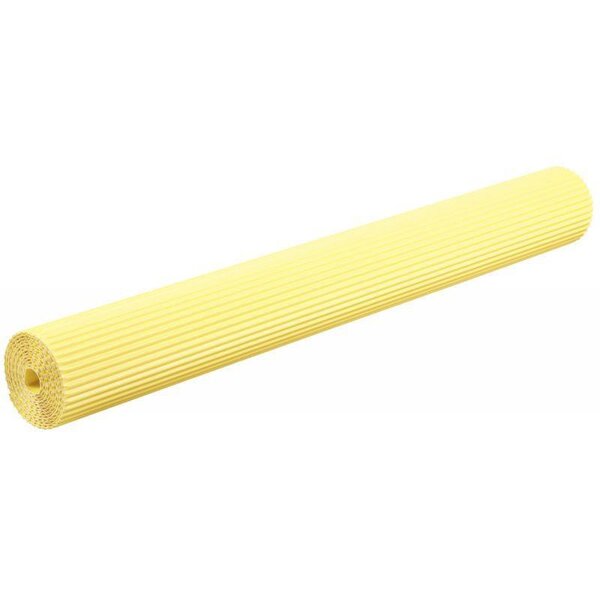 Rouleau de carton ondulé 2 x 0 70 m citron