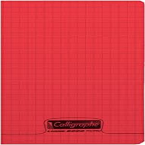 Calligraphe Un carnet piqué 96 pages 11x17 cm 90g petits carreaux