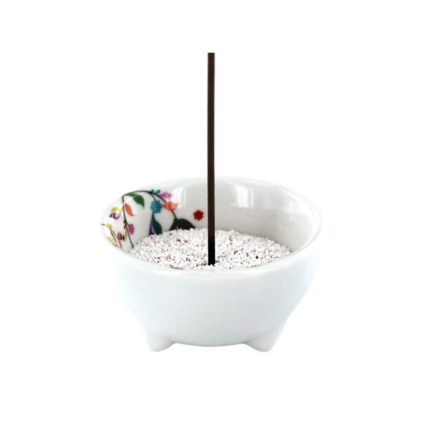 Porte-encens Végétal en porcelaine