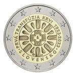 2 euros commémorative Slovaquie 2023 - 100 ans de la transfusion sanguine.