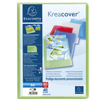 Protège-documents En Polypropylène Semi Rigide Kreacover® Chromaline 80 Vues - A4 - Couleurs Assorties - X 10 - Exacompta