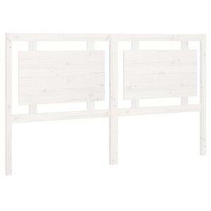 vidaXL Tête de lit Blanc 165 5x4x100 cm Bois massif de pin