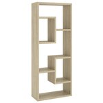 vidaXL Étagère murale Chêne sonoma 36x16x90 cm Bois d'ingénierie