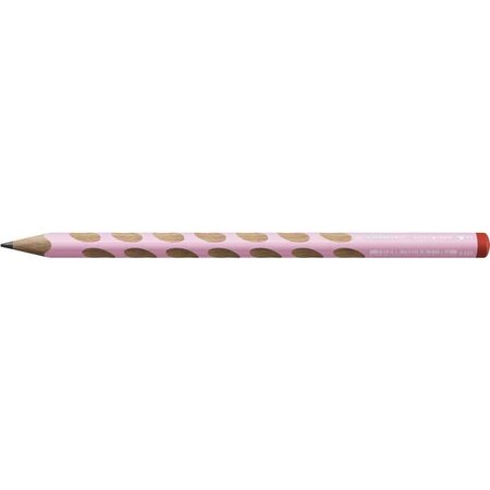 Crayon graphite easygraph pastel hb droitier corps rose stabilo