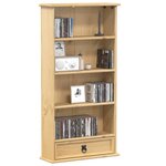 vidaXL Armoire à CD Corona 52x17 5x103 cm bois de pin massif