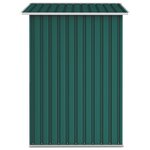 vidaXL Abri de jardin Vert 205x129x183 cm Acier galvanisé