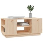 vidaXL Table basse 90x49x40 5 cm Bois massif de pin