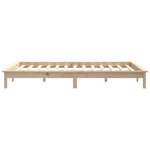 vidaXL Cadre de lit 180x200 cm Super King bois de pin massif