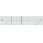 vidaXL Clôture en treillis métallique et piquet d'ancrage vert 1 6x10m