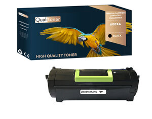 Qualitoner x1 toner 600xa noir compatible pour lexmark