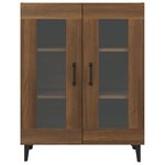 vidaXL Buffet chêne marron 69 5x34x90 cm bois d'ingénierie