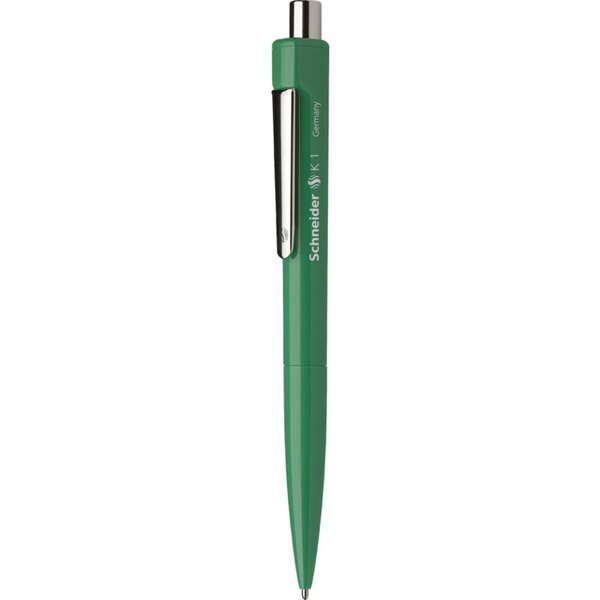 Stylo à bille k1 vert pointe moyenne verte x 20 schneider