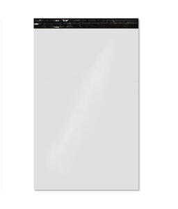 28x42 CM-100 PC--Plastique Expédition Sacs D'expédition Plastique  Enveloppes Postales Blanc Auto-adhésif Paqu