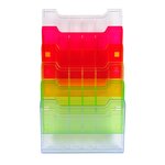 Trieur Mural Modulable Horizontal 6 Compartiments A4 - Arlequin - Exacompta