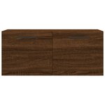 vidaXL Armoire murale chêne marron 80x36 5x35 cm bois d'ingénierie