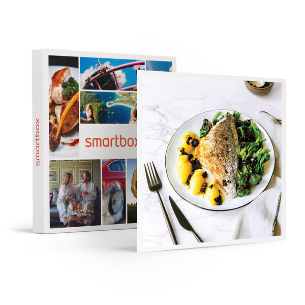 SMARTBOX - Coffret Cadeau Panier à cuisiner Recettes et Cabas pour 4 personnes avec 3 délicieuses recettes et une option gourmande au choix -  Gastronomie