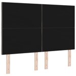 vidaXL Tête de lit taupe avec design en blocs de diamants  140 cm en tissu